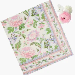 Summer Table Linen | Tablecloths<Mrs. Alice Pink Peony Tablecloth