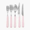 Cutlery Sets<Mrs. Alice Pink Polka Dot Cutlery (5 piece)