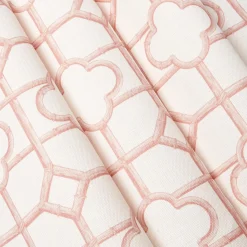Serena Fresson Fabrics<Mrs. Alice Pink Shaded Bamboo Fabric
