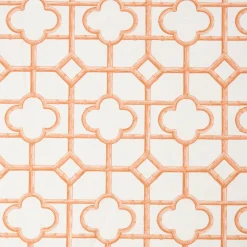 Serena Fresson Fabrics<Mrs. Alice Pink Shaded Bamboo Fabric
