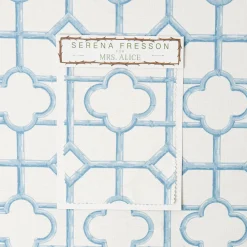 Serena Fresson Fabrics<Mrs. Alice Pink Shaded Bamboo Fabric