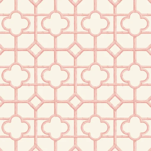 Serena Fresson Wallpapers<Mrs. Alice Pink Shaded Bamboo Wallpaper
