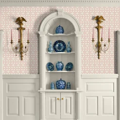 Serena Fresson Wallpapers<Mrs. Alice Pink Shaded Bamboo Wallpaper