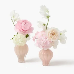 Vases | Vases & Planters<Mrs. Alice Pink Swirl Bud Vases (Set of 2)