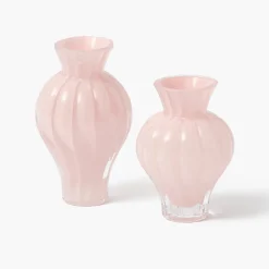 Vases | Vases & Planters<Mrs. Alice Pink Swirl Bud Vases (Set of 2)