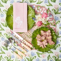 Napkin Rings & Bows<Mrs. Alice Pink Wicker Napkin Bow (Set of 4)