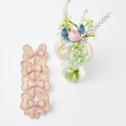 Napkin Rings & Bows<Mrs. Alice Pink Wicker Napkin Bow (Set of 4)