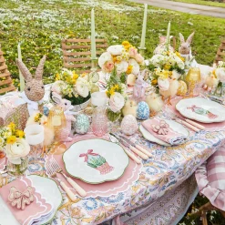 Napkin Rings & Bows<Mrs. Alice Pink Wicker Napkin Bow (Set of 4)