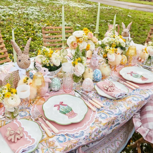 Napkin Rings & Bows<Mrs. Alice Pink Wicker Napkin Bow (Set of 4)
