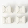 Napkin Rings & Bows<Mrs. Alice Porcelain Bow Napkin Rings (Set of 4)