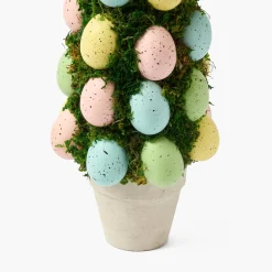 Spring Decorations<Mrs. Alice Potted Pastel Easter Egg Tree (Pair)