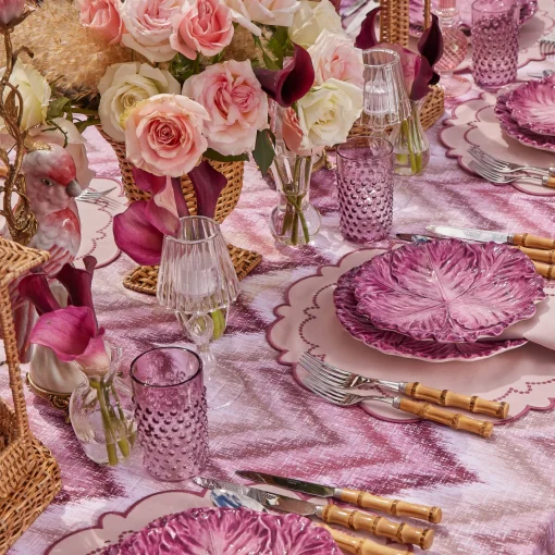 Summer Glassware | Glasses<Mrs. Alice Purple Hobnail Glasses (Set of 6)