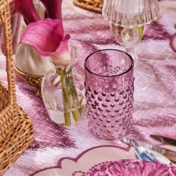 Summer Glassware | Glasses<Mrs. Alice Purple Hobnail Glasses (Set of 6)