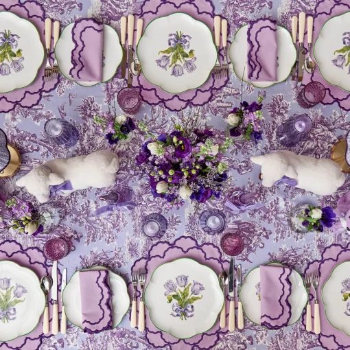 Summer Glassware | Glasses<Mrs. Alice Purple Hobnail Glasses (Set of 6)
