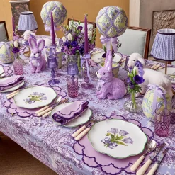 Summer Glassware | Glasses<Mrs. Alice Purple Hobnail Glasses (Set of 6)