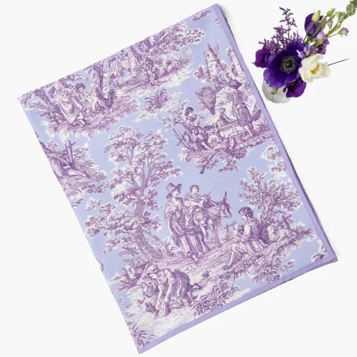 Tablecloths<Mrs. Alice Purple Ottilie Toile Tablecloth