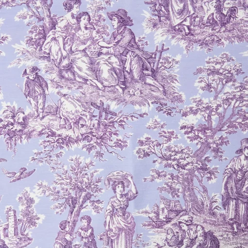 Tablecloths<Mrs. Alice Purple Ottilie Toile Tablecloth