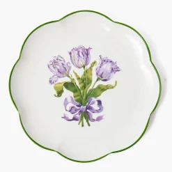 Dinner Plates<Mrs. Alice Purple Tulip Dinner Plate