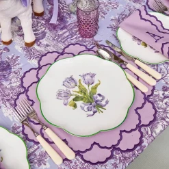 Dinner Plates<Mrs. Alice Purple Tulip Dinner Plate