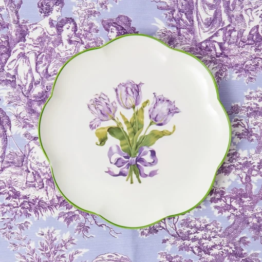 Dinner Plates<Mrs. Alice Purple Tulip Dinner Plate