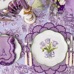 Starter Plates<Mrs. Alice Purple Tulip Starter Plate