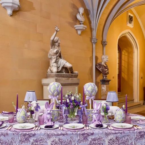 Starter Plates | Crockery Sets<Mrs. Alice Purple Tulip Starter Plates (Set of 4)