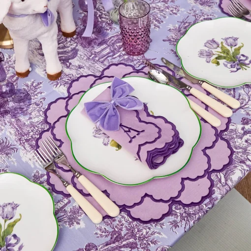 Starter Plates<Mrs. Alice Purple Tulip Starter Plate