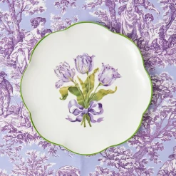 Starter Plates<Mrs. Alice Purple Tulip Starter Plate