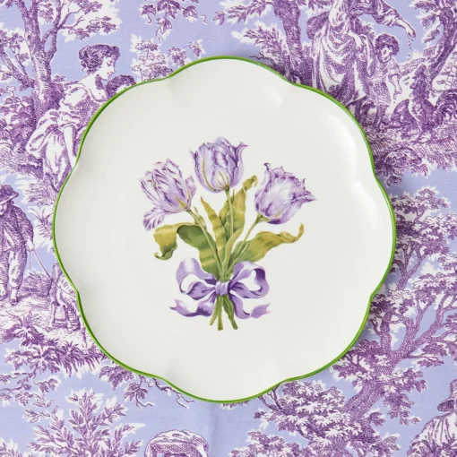Starter Plates<Mrs. Alice Purple Tulip Starter Plate