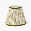 Summer Lighting | Lampshades<Mrs. Alice Putty & Green Ikat Lampshade (18cm)