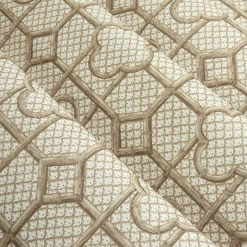 Serena Fresson Fabrics<Mrs. Alice Putty Bamboo Trellis Fabric