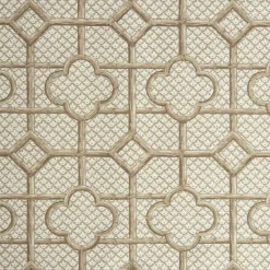 Serena Fresson Fabrics<Mrs. Alice Putty Bamboo Trellis Fabric
