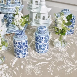 Serena Fresson Fabrics<Mrs. Alice Putty Chelsea Square Fabric