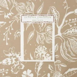Serena Fresson Fabrics<Mrs. Alice Putty Chelsea Square Fabric