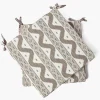 Cushions<Mrs. Alice Putty Ikat Seat Pad Cushion