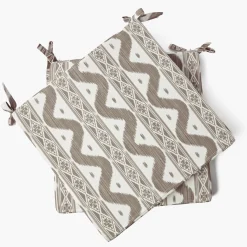 Cushions<Mrs. Alice Putty Ikat Seat Pad Cushion