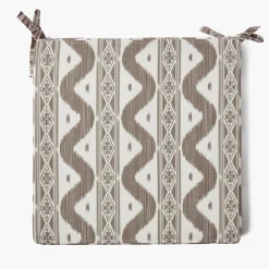Cushions<Mrs. Alice Putty Ikat Seat Pad Cushion