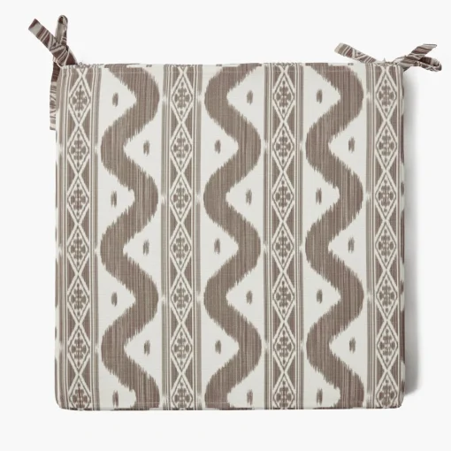 Cushions<Mrs. Alice Putty Ikat Seat Pad Cushion