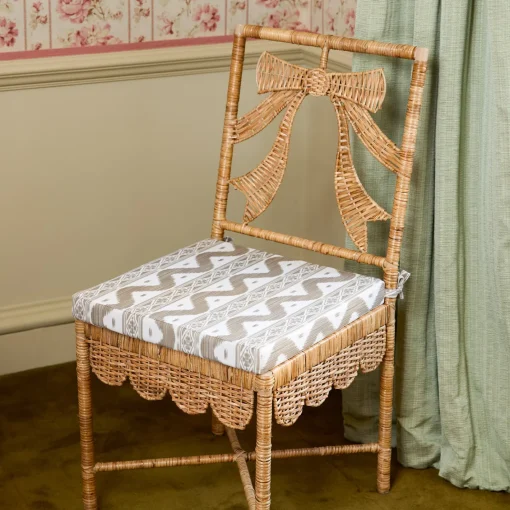 Cushions<Mrs. Alice Putty Ikat Seat Pad Cushion