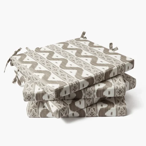 Cushions<Mrs. Alice Putty Ikat Seat Pad Cushion