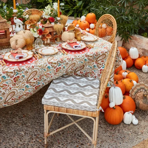 Cushions<Mrs. Alice Putty Ikat Seat Pad Cushion