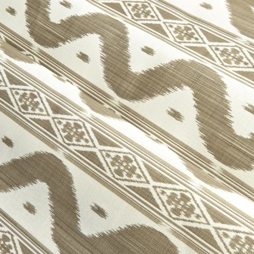 Serena Fresson Fabrics<Mrs. Alice Putty Ikat Stripe Fabric