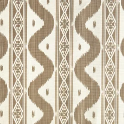 Serena Fresson Fabrics<Mrs. Alice Putty Ikat Stripe Fabric