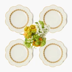 Summer Crockery | Starter Plates<Mrs. Alice Putty Laurel Starter Plates (Set of 4)