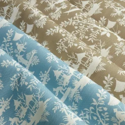 Serena Fresson Fabrics<Mrs. Alice Putty Pagoda Garden Fabric