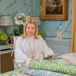 Serena Fresson Fabrics<Mrs. Alice Putty Pavilion Fabric