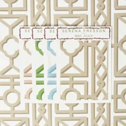 Serena Fresson Fabrics<Mrs. Alice Putty Pavilion Fabric