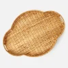 Trays | Trays<Mrs. Alice Quatrefoil Rattan Tray