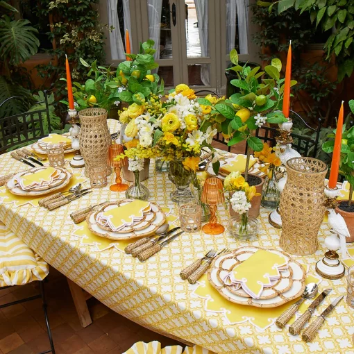Summer Glassware | Glasses<Mrs. Alice Raffia Water Glasses (Set of 4)