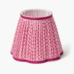Summer Lighting | Lampshades<Mrs. Alice Raspberry Lotus Lampshade (18cm)